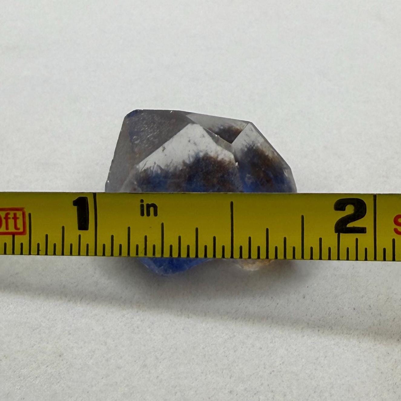 Rare Blue Dumortierite Crystal from Bahia, Brazil, Terminated– 4.92/24.6ct, Gemstone for Collectors, Meditation, Reiki, Healing Decor