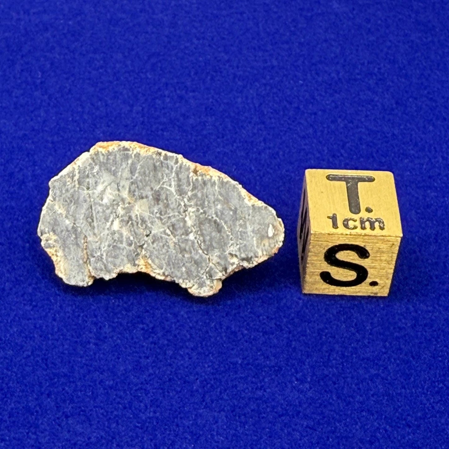 Bechar 007 Moon|Lunar Meteorite, Feldspathic Breccia, Moon Meteorite Half, Meteorite Collection, Lunar Feldspathic Breccia, 4.31 grams