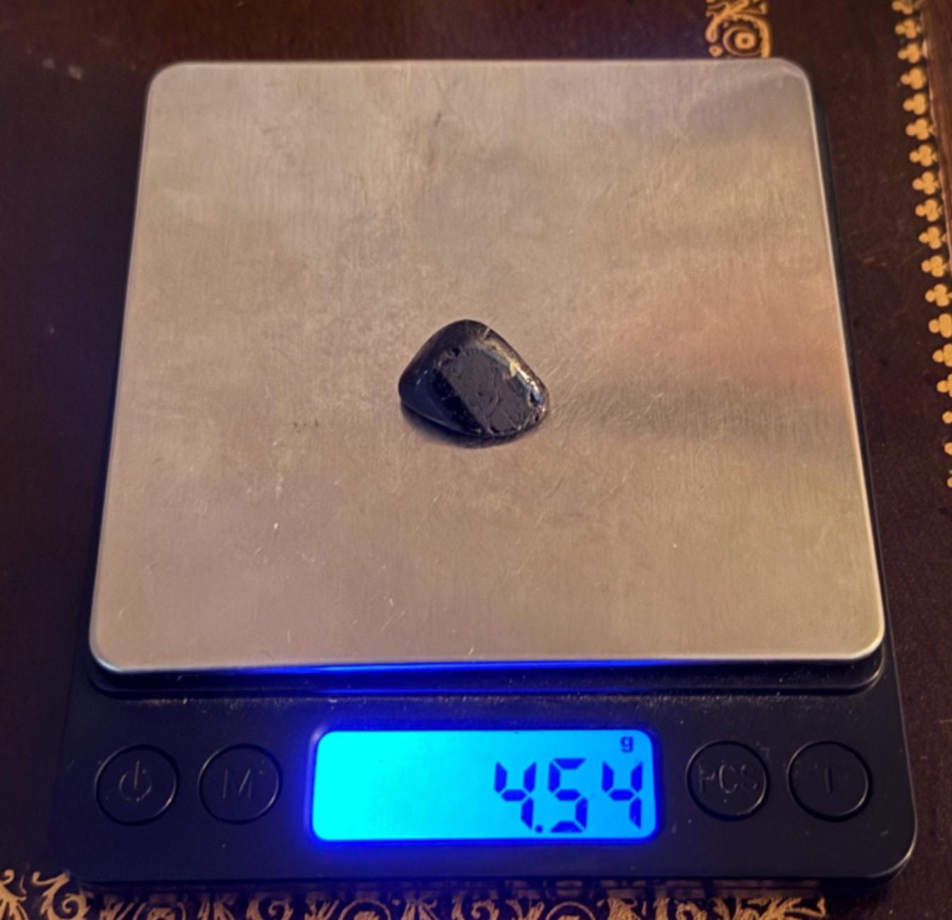 Nuummite Stone, Natural Nuummite, Greenland, Reiki, Rock Collection, Manifesting, Grounding, Energy Work, Reiki Creativity, 4.54 grams