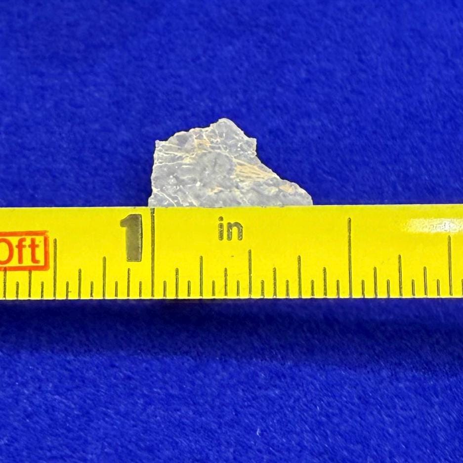NWA 11182 Moon/Lunar Slice, Moon Rock, Moon Meteorite, Lunar Feldspathic Breccia, Meteorite Collection, Space Gift, Astronomy Gift, 0.66g
