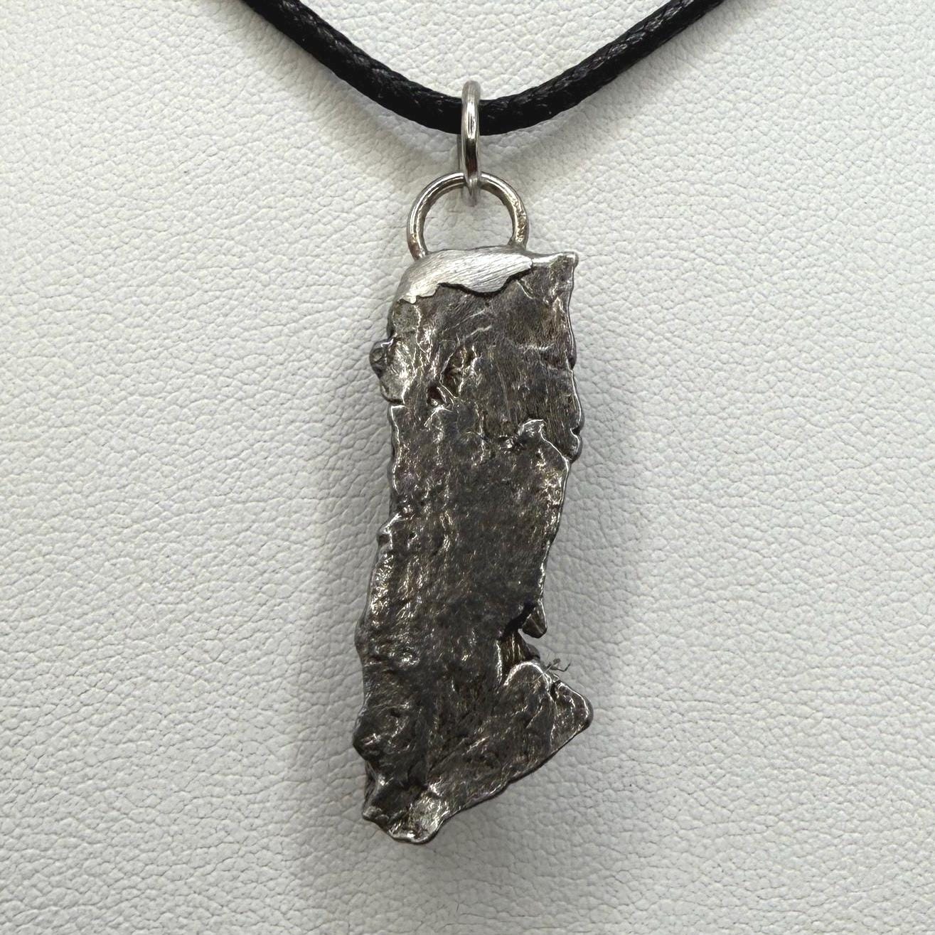 Beautiful Aletai Meteorite Pendant, 8.66 grams, Astronomy Gift, Authentic Meteorite, Meteorite Jewelry, Meteorite Pendant, COA, Space Gift