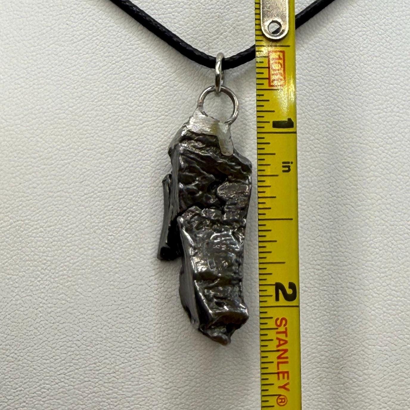 Beautiful Aletai Meteorite Pendant, 11.99 grams, Astronomy Gift, Authentic Meteorite, Meteorite Jewelry, Meteorite Pendant, COA, Space Gift