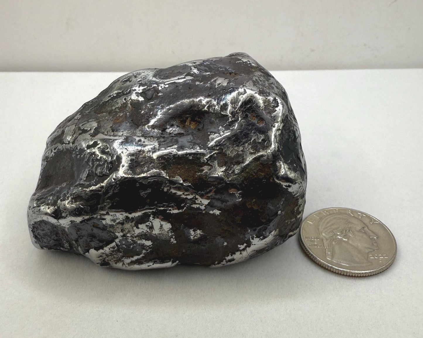 Beautiful Large Aletai Meteorite Specimen, 1.5 Lbs, Meteorite Collection, Astronomy Gift, Authentic Meteorite, Space Gift, Office Decor, Coa