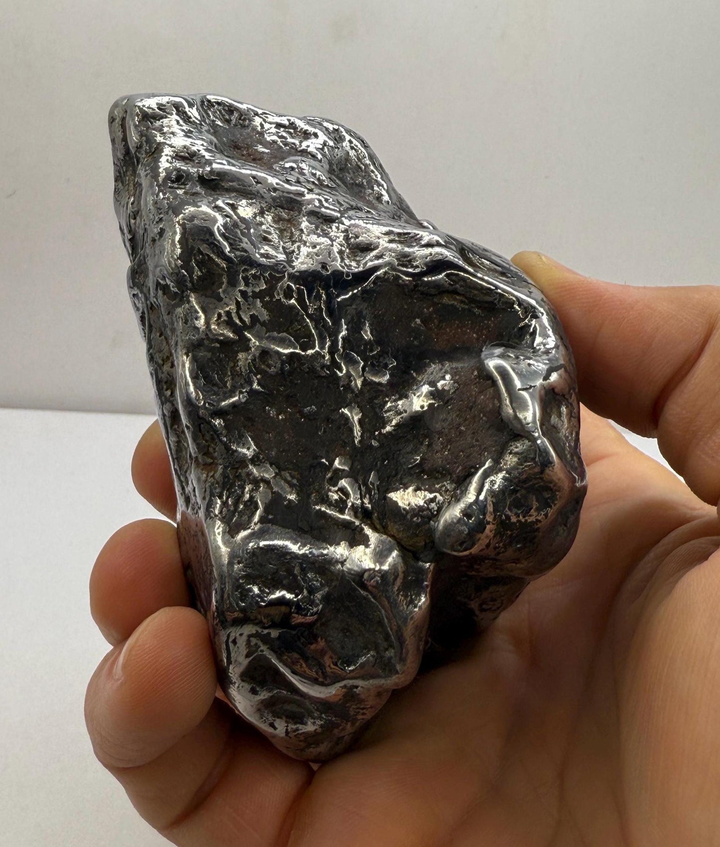 Beautiful Large Aletai Meteorite Specimen, 2.4 Lbs, Meteorite Collection, Astronomy Gift, Authentic Meteorite, Space Gift, Office Decor, Coa