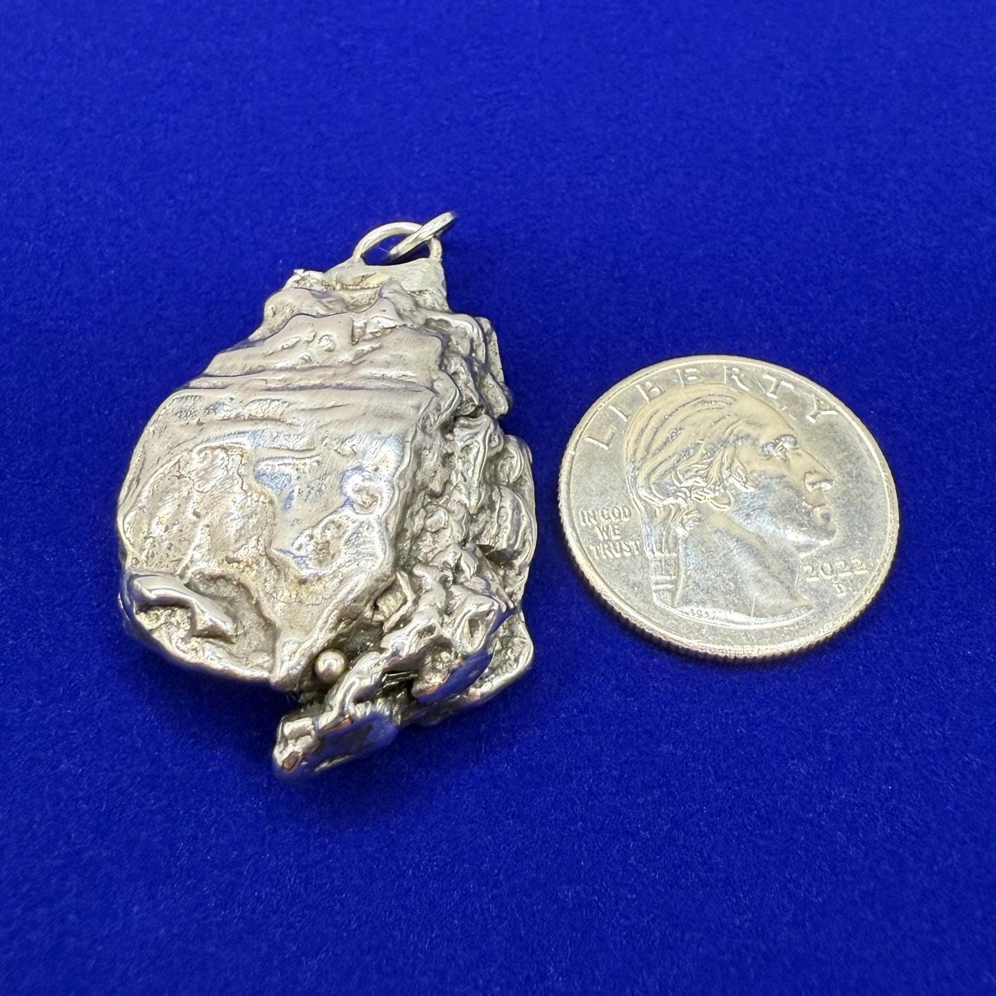 Beautiful Aletai Meteorite Pendant, 42.61 grams, Astronomy Gift, Authentic Meteorite, Meteorite Jewelry, Meteorite Pendant, COA, Space Gift