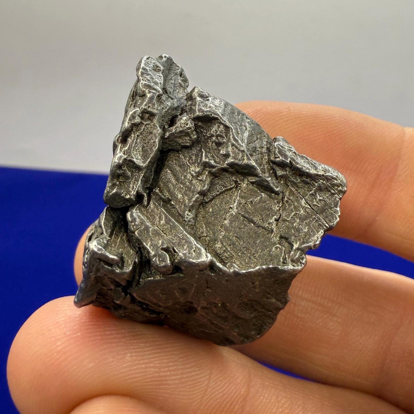 Beautiful Aletai Meteorite Specimen, 74.60 grams, COA, Meteorite Collection, Astronomy Gift, Authentic Iron Meteorite, Space Gift, Space