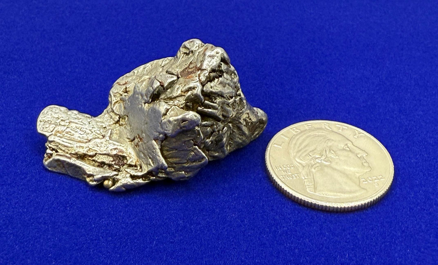 Beautiful Aletai Meteorite Specimen, 45.85 grams, COA, Meteorite Collection, Astronomy Gift, Authentic Iron Meteorite, Space Gift, Space