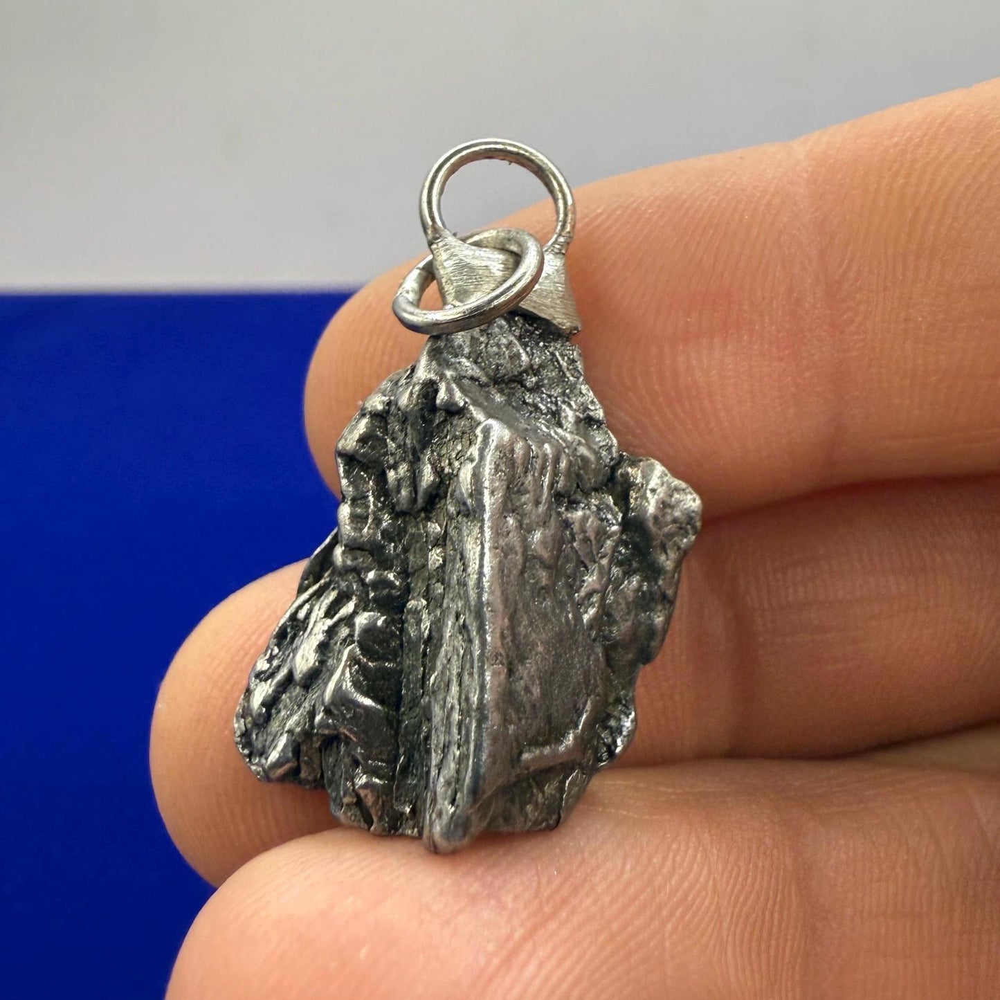 Beautiful Aletai Meteorite Pendant, 8.63 grams, Astronomy Gift, Authentic Meteorite, Meteorite Jewelry, Meteorite Pendant, COA, Space Gift