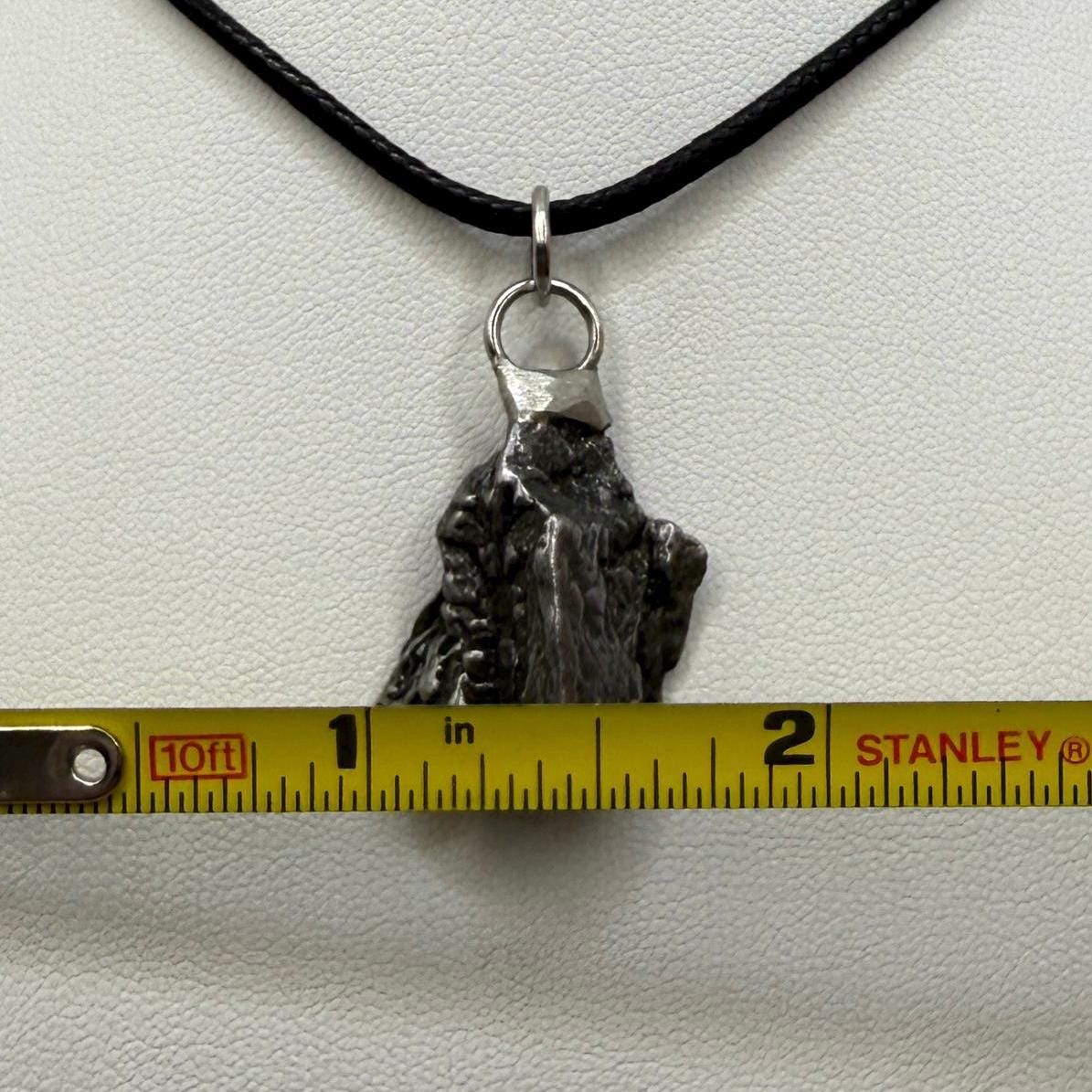 Beautiful Aletai Meteorite Pendant, 8.63 grams, Astronomy Gift, Authentic Meteorite, Meteorite Jewelry, Meteorite Pendant, COA, Space Gift