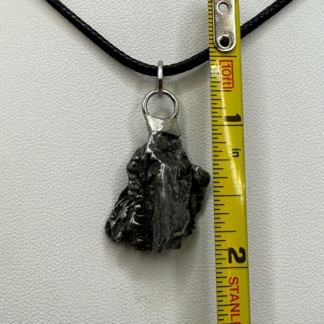 Beautiful Aletai Meteorite Pendant, 8.63 grams, Astronomy Gift, Authentic Meteorite, Meteorite Jewelry, Meteorite Pendant, COA, Space Gift