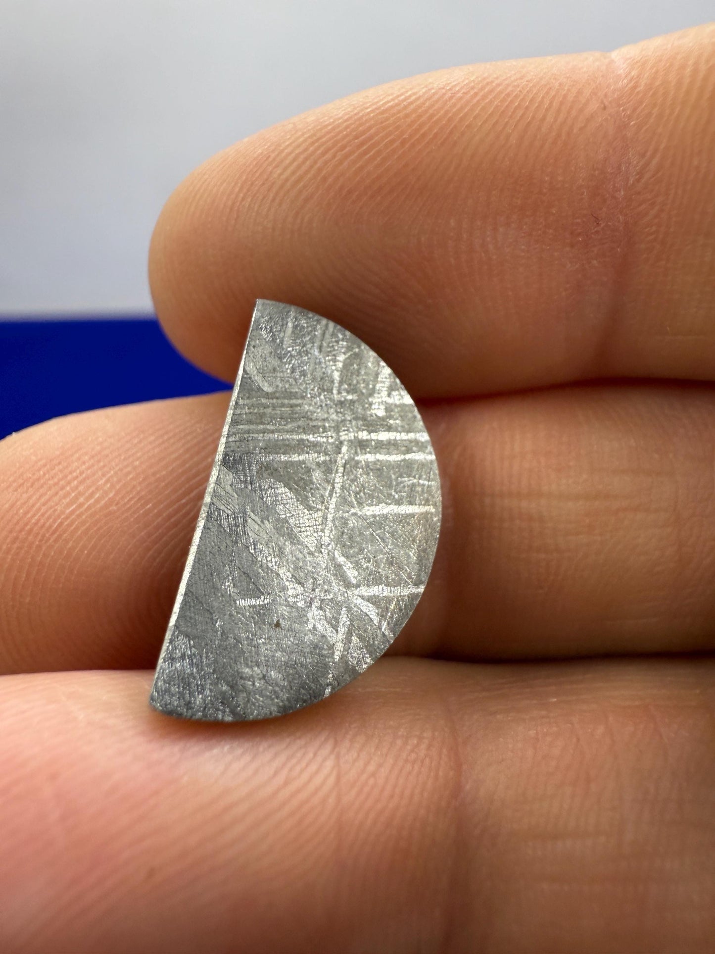 Muonionalusta Meteorite, Etched and Polished, Natural Meteorite. Sweden, Astronomy Gift, Authentic Muonionalusta Meteorite, 4.06 grams
