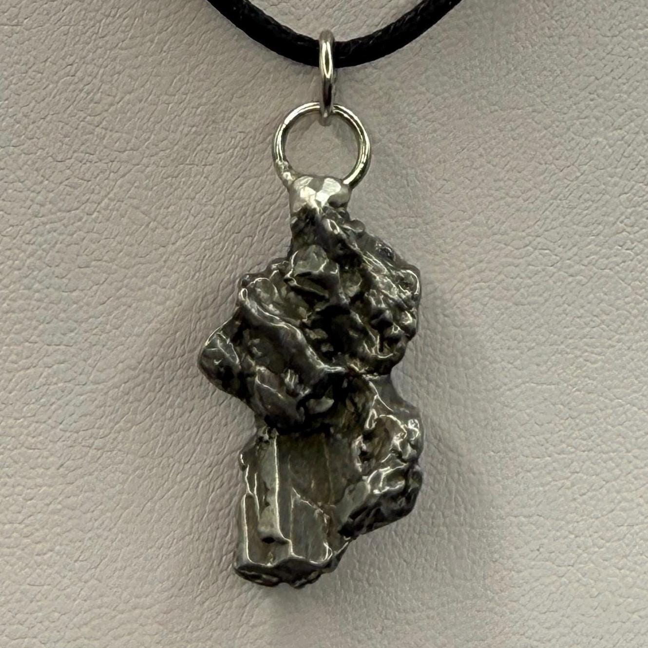 Beautiful Meteorite Pendant, Campo del Cielo, 9.29 grams, Astronomy Gift, Authentic Meteorite, Meteorite Jewelry, Meteorite Pendant, COA