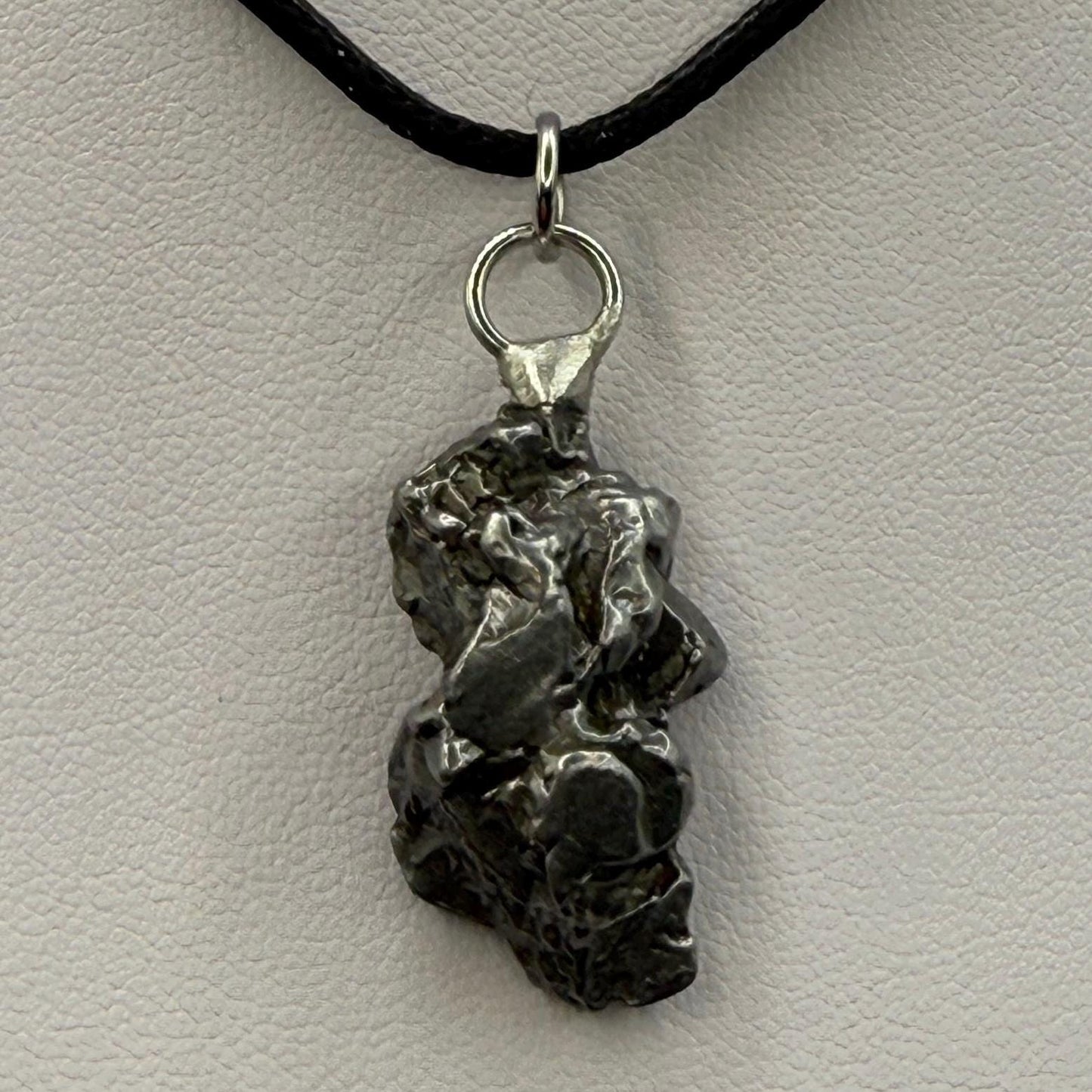 Beautiful Meteorite Pendant, Campo del Cielo, 9.29 grams, Astronomy Gift, Authentic Meteorite, Meteorite Jewelry, Meteorite Pendant, COA