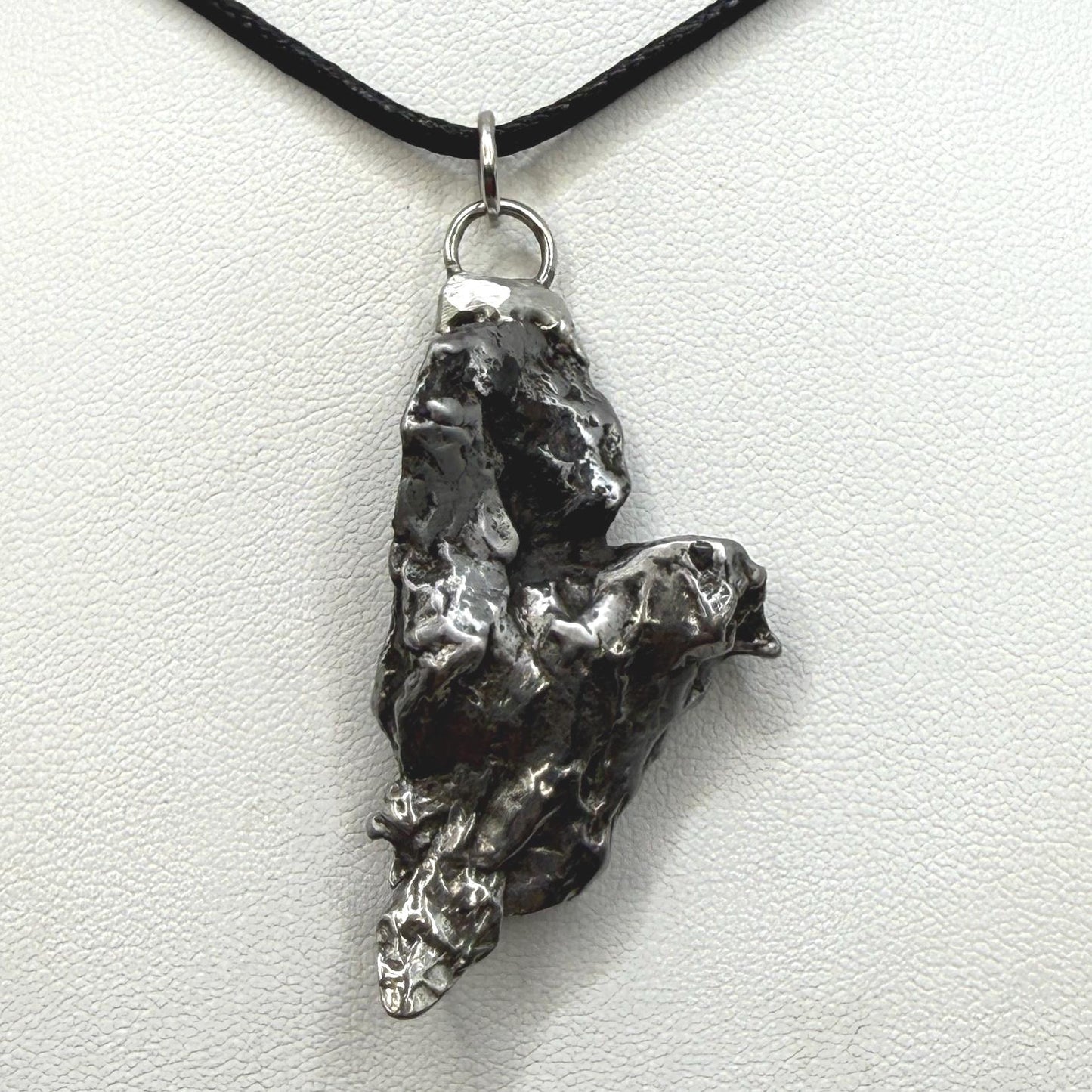 Beautiful Meteorite Campo del Cielo Pendant 18.88 grams, Astronomy Gift, Authentic Meteorite, Meteorite Jewelry, Meteorite Pendant, COA