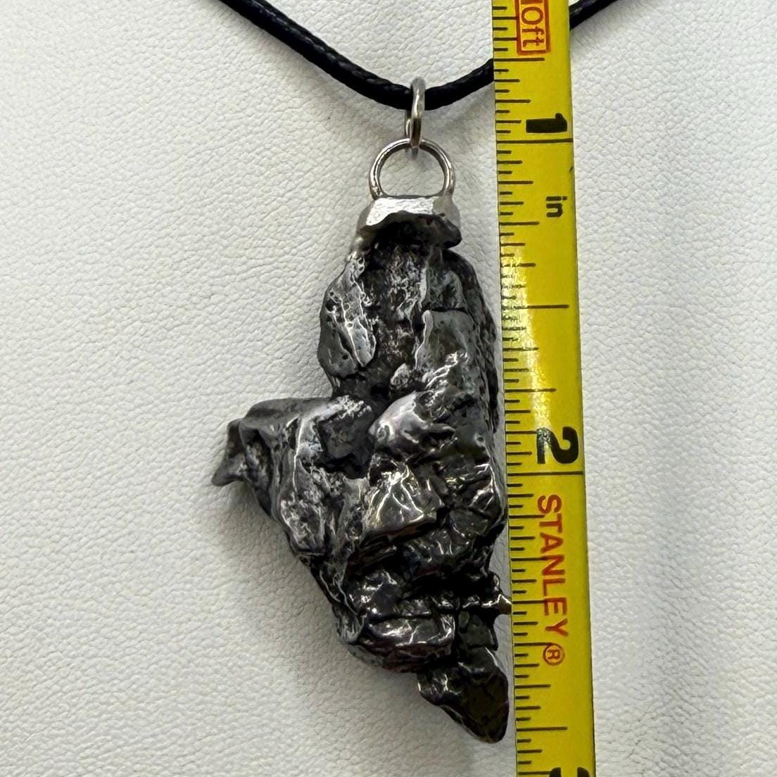 Beautiful Meteorite Campo del Cielo Pendant 18.88 grams, Astronomy Gift, Authentic Meteorite, Meteorite Jewelry, Meteorite Pendant, COA