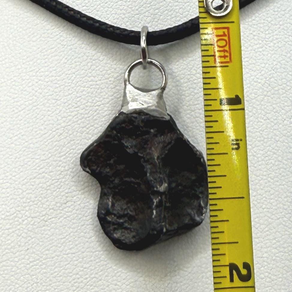 Agoudal Meteorite Pendant, Agoudal, Astronomy Gift, Space Gift, Iron Meteorite, Handmade Pendant, Authentic Iron Meteorite, 10.12 Grams