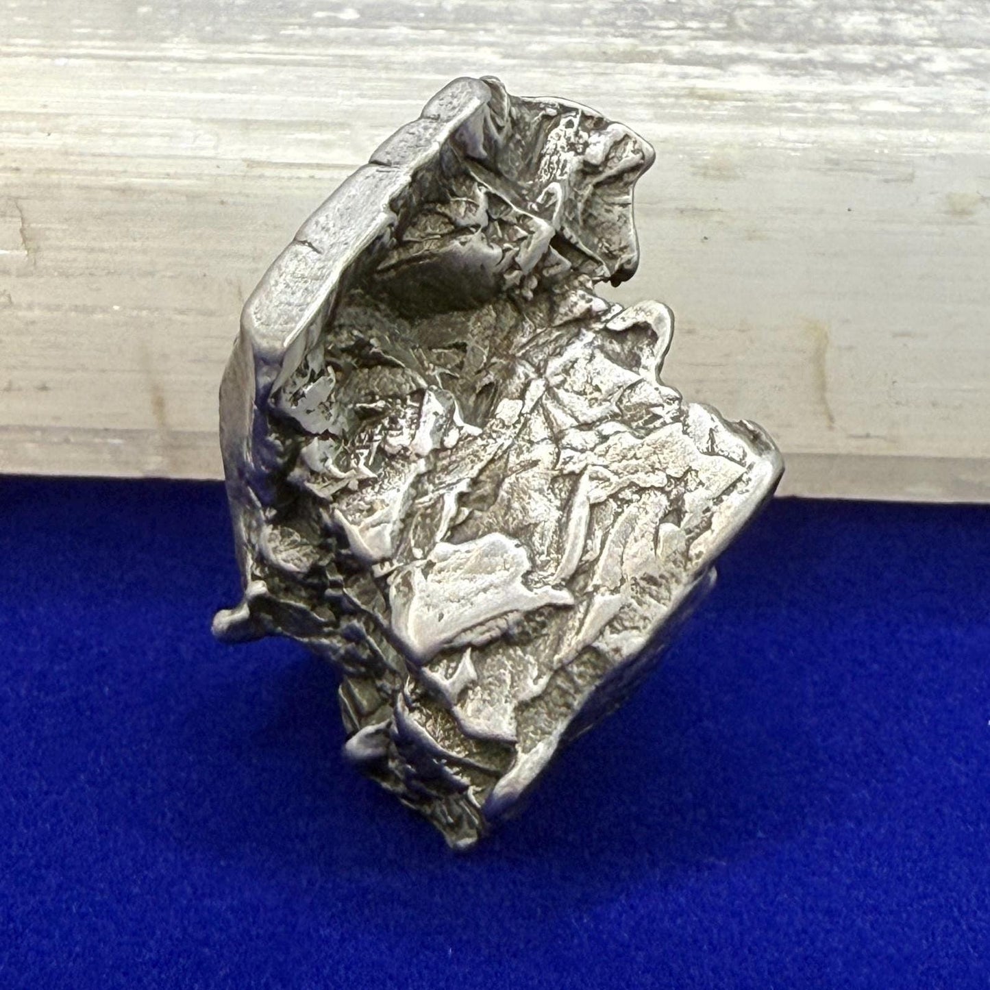 Beautiful Aletai Meteorite Specimen, 47.38 grams, COA, Meteorite Collection, Astronomy Gift, Authentic Iron Meteorite, Space Gift, Space