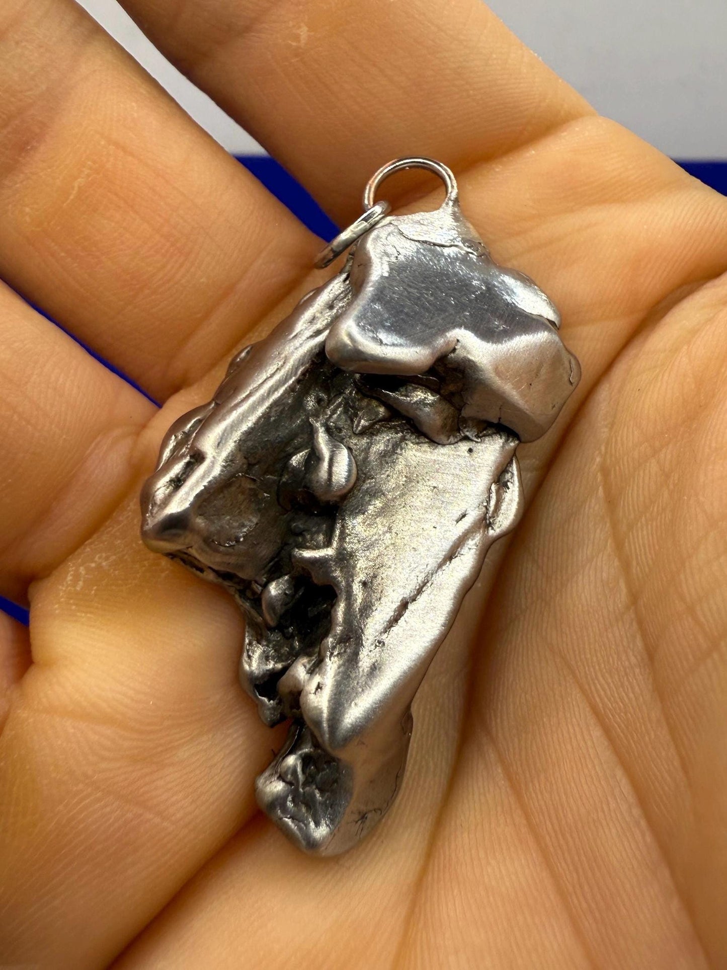 Beautiful Aletai Meteorite Pendant, 32.25 grams, Astronomy Gift, Authentic Meteorite, Meteorite Jewelry, Meteorite Pendant, COA, Space Gift