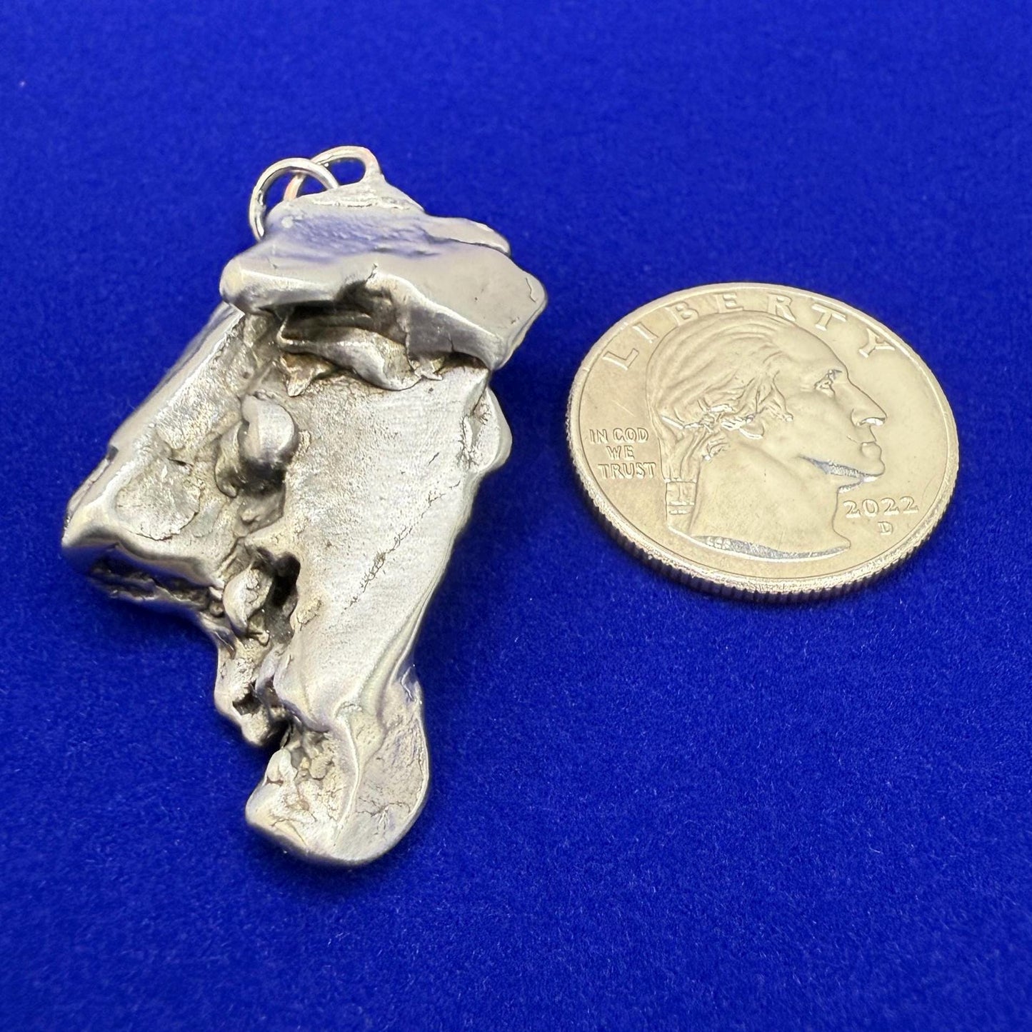 Beautiful Aletai Meteorite Pendant, 32.25 grams, Astronomy Gift, Authentic Meteorite, Meteorite Jewelry, Meteorite Pendant, COA, Space Gift
