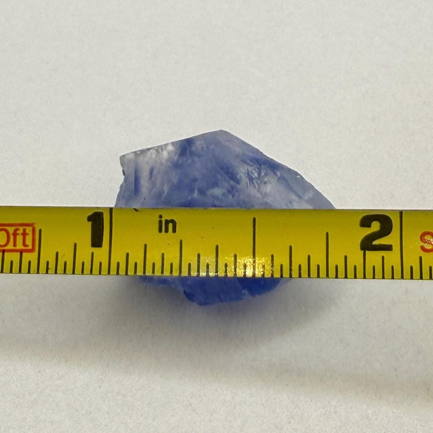 Rare Blue Dumortierite Crystal from Bahia, Brazil, Terminated– 5.68g/28.5ct, Gemstone for Collectors, Meditation, Reiki, Healing Decor