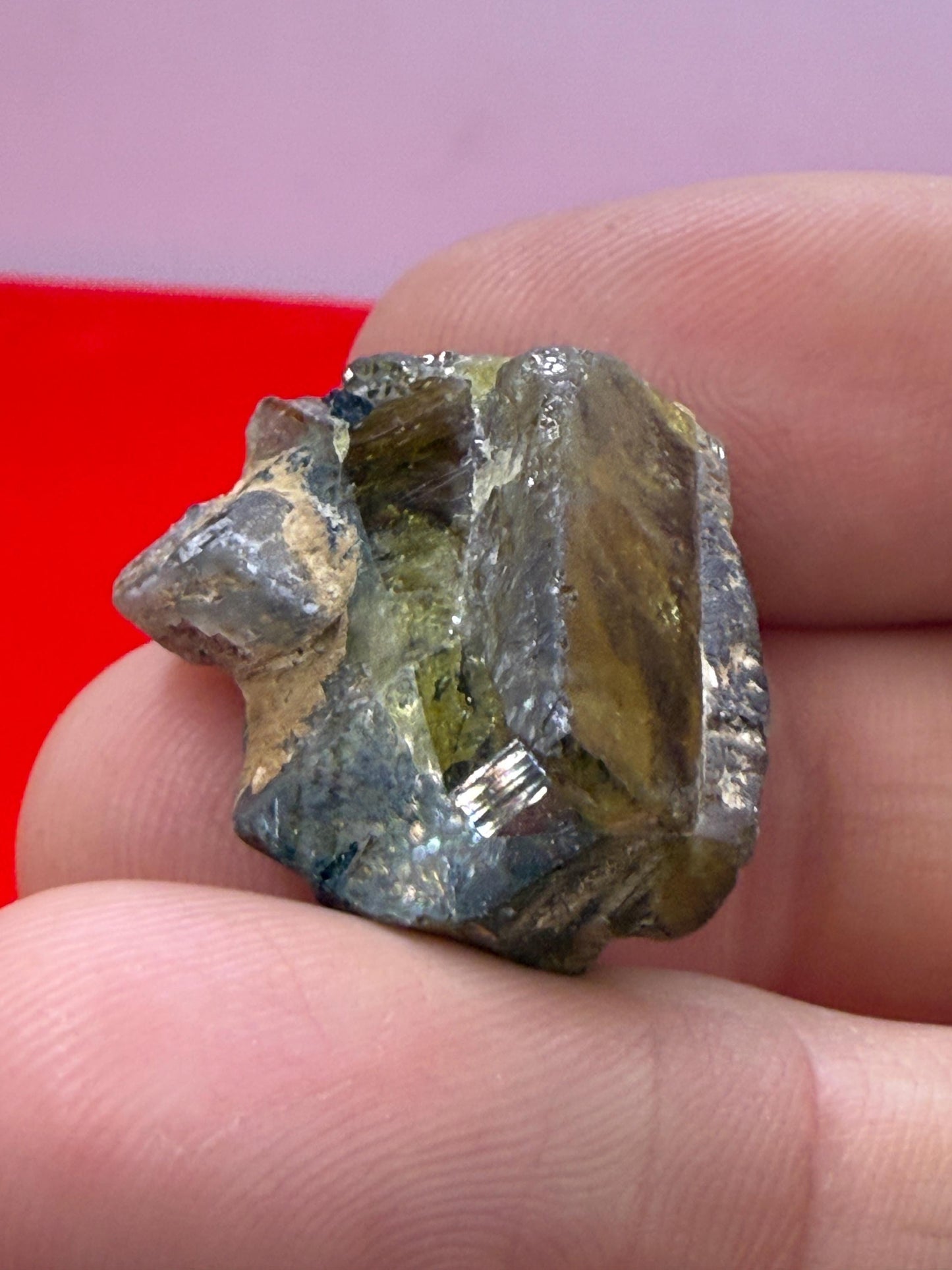 Sphene, Titanite, Golden Brown Sphene, Madagascar, Crystal Collection, Willpower, Mental Clarity, Reiki, Solar Plexus, 9.73 grams