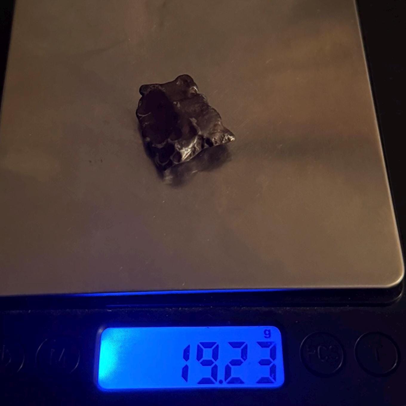 Rare and Unique Agoudal Meteorite Specimen, grams, Iron Meteorite, Astronomy Gift, Space Gift, Meteorites, Iron Meteorite, 19.23 grams