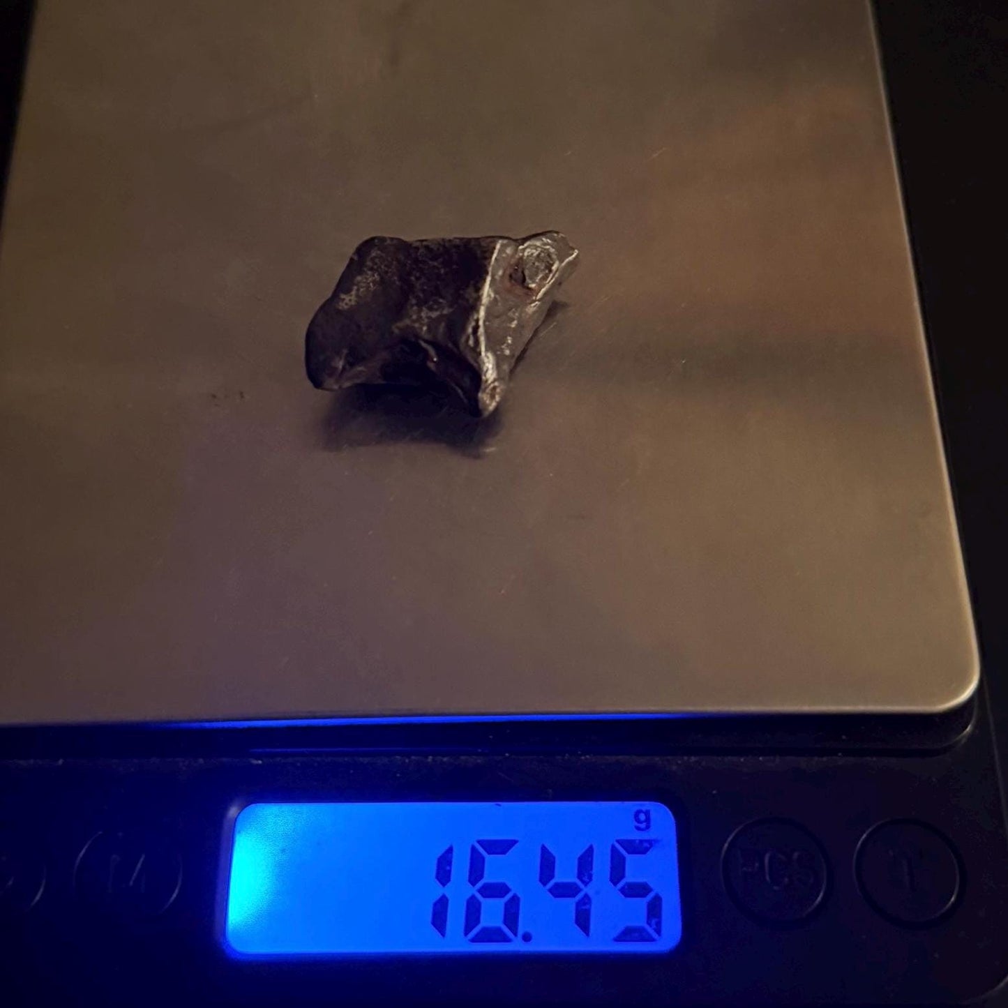 Rare and Unique Agoudal Meteorite Specimen, grams, Iron Meteorite, Astronomy Gift, Space Gift, Meteorites, Iron Meteorite, 16.45 grams