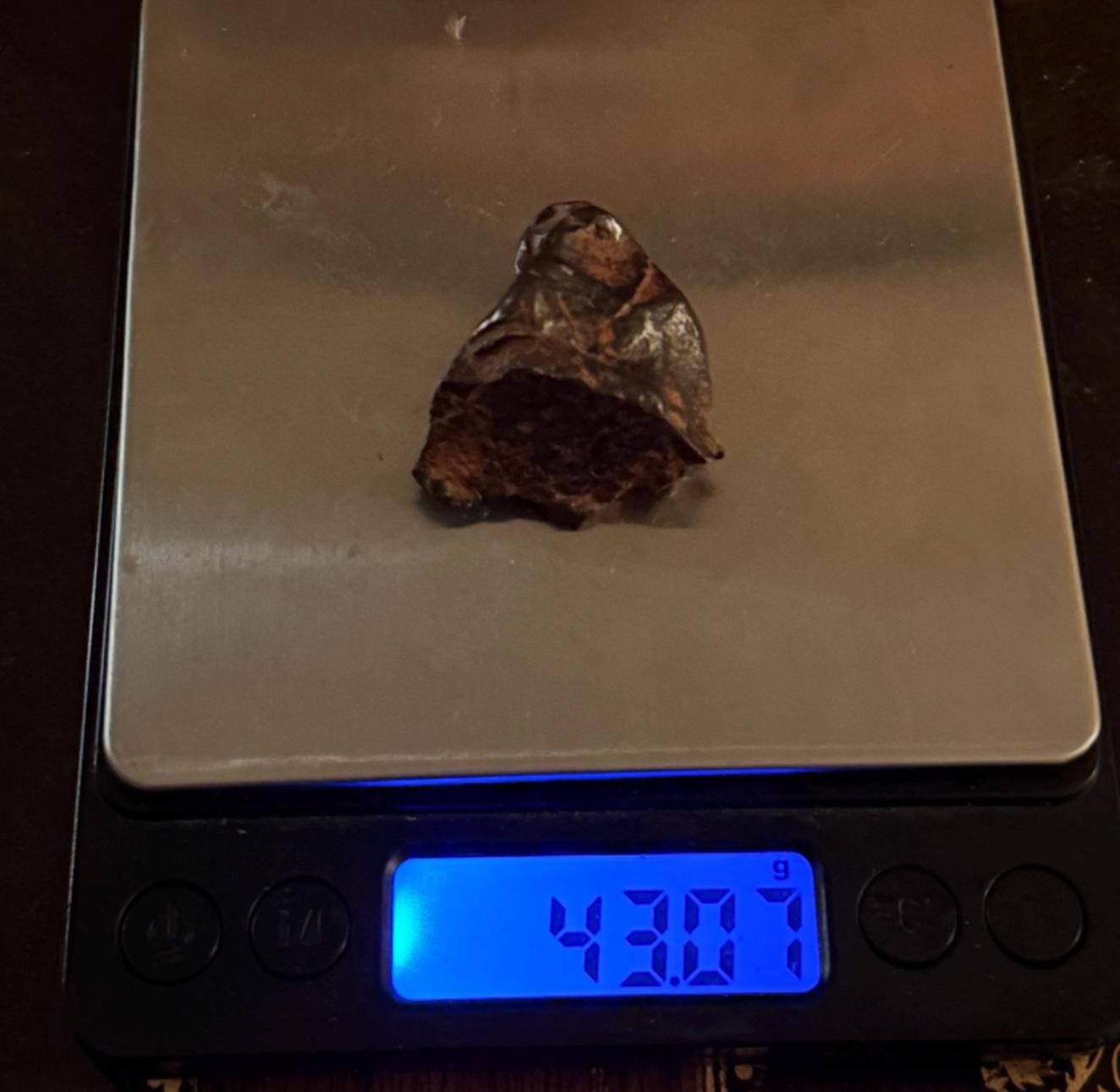 Gibeon Meteorite, Namibia, Iron IVA, 43.07 grams, Rare Meteorite, Iron Meteorite, Astronomy Gift, Space Gift, African Meteorite