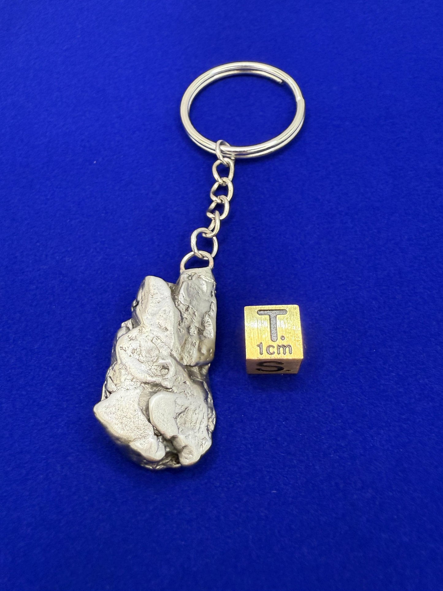 Rare Genuine Aletai Meteorite Keychain, Iron Meteorite, COA, Aletai, Astronomy Gift, Space Gift, Keychain, Space Accessories, 39.71 Grams