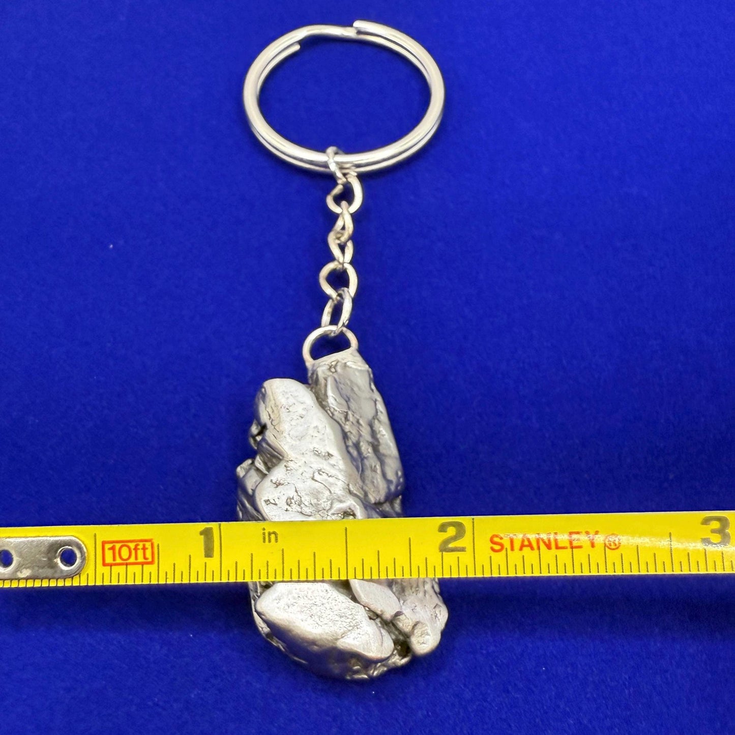 Rare Genuine Aletai Meteorite Keychain, Iron Meteorite, COA, Aletai, Astronomy Gift, Space Gift, Keychain, Space Accessories, 39.71 Grams