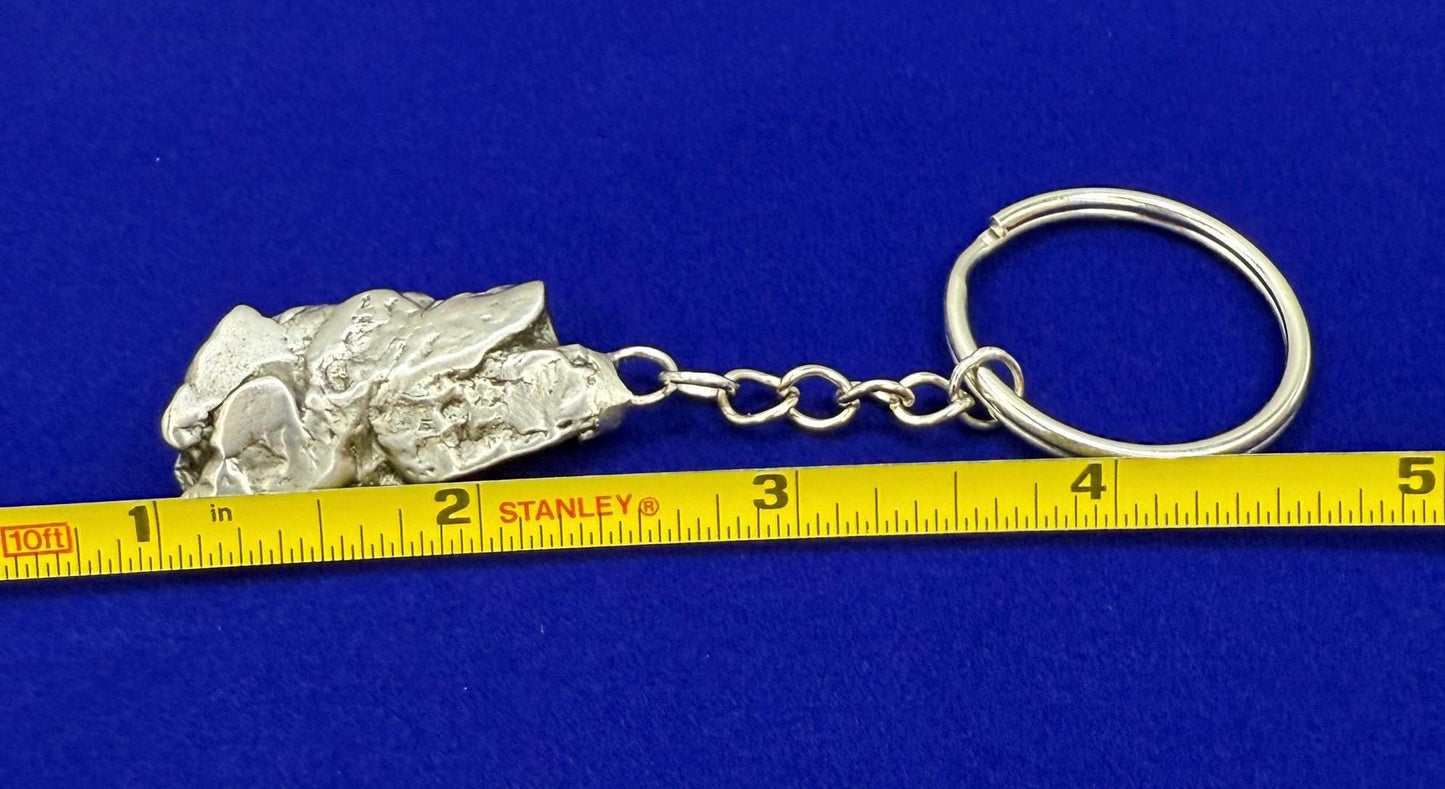 Rare Genuine Aletai Meteorite Keychain, Iron Meteorite, COA, Aletai, Astronomy Gift, Space Gift, Keychain, Space Accessories, 39.71 Grams