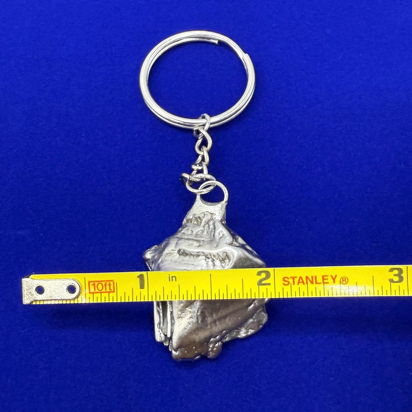 Rare Genuine Aletai Meteorite Keychain, Iron Meteorite, COA, Aletai, Astronomy Gift, Space Gift, Keychain, Space Accessories, 41.08 Grams