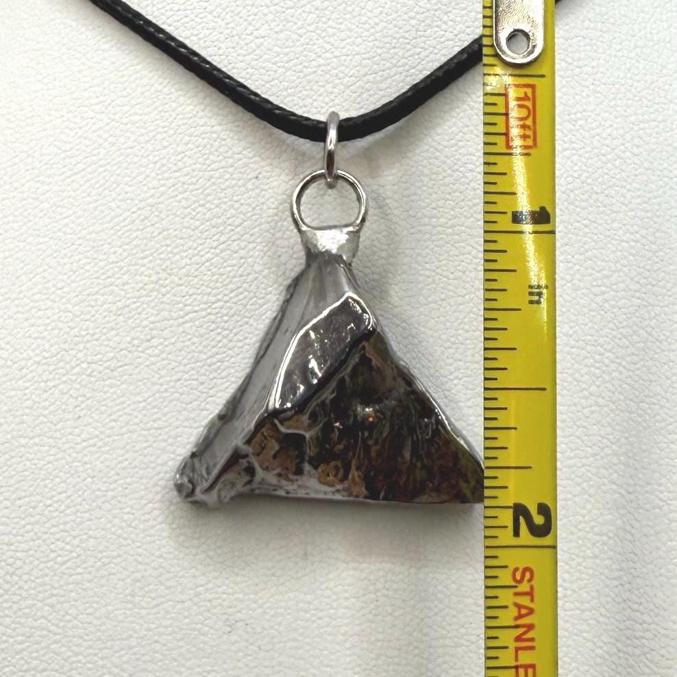 Beautiful Aletai Meteorite Pendant, 18.87 grams, Astronomy Gift, Authentic Meteorite, Meteorite Jewelry, Meteorite Pendant, COA, Space Gift