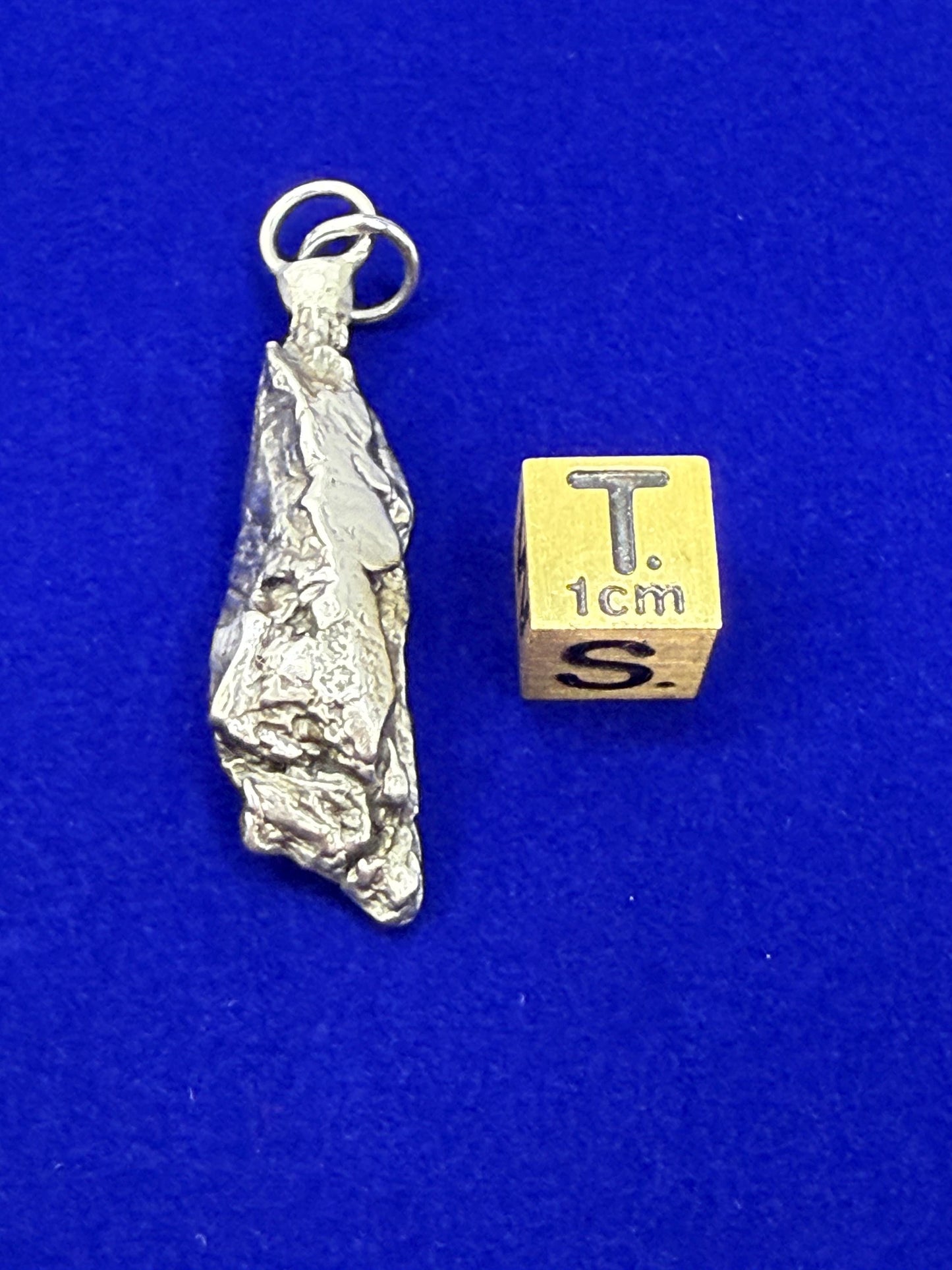 Beautiful Aletai Meteorite Pendant, 12.16 grams, Astronomy Gift, Authentic Meteorite, Meteorite Jewelry, Meteorite Pendant, COA, Space Gift