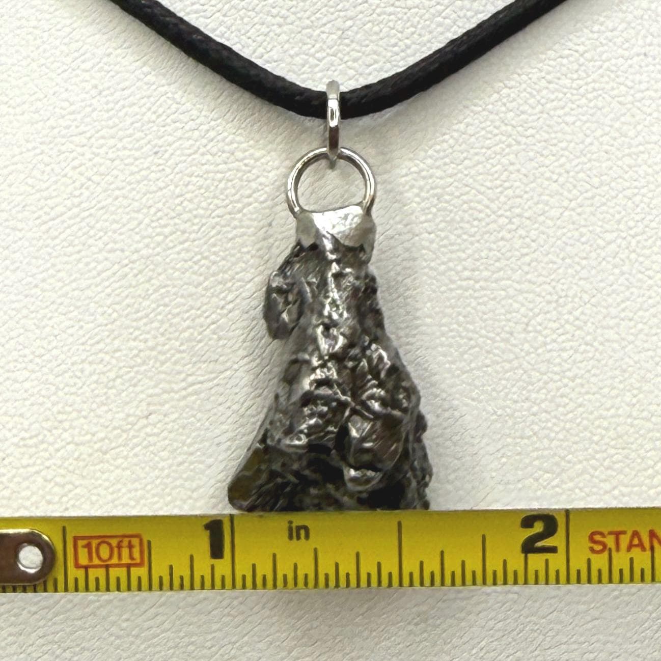 Beautiful Meteorite Campo del Cielo Pendant 9.66 grams, Astronomy Gift, Authentic Meteorite, Meteorite Jewelry, Meteorite Pendant, COA