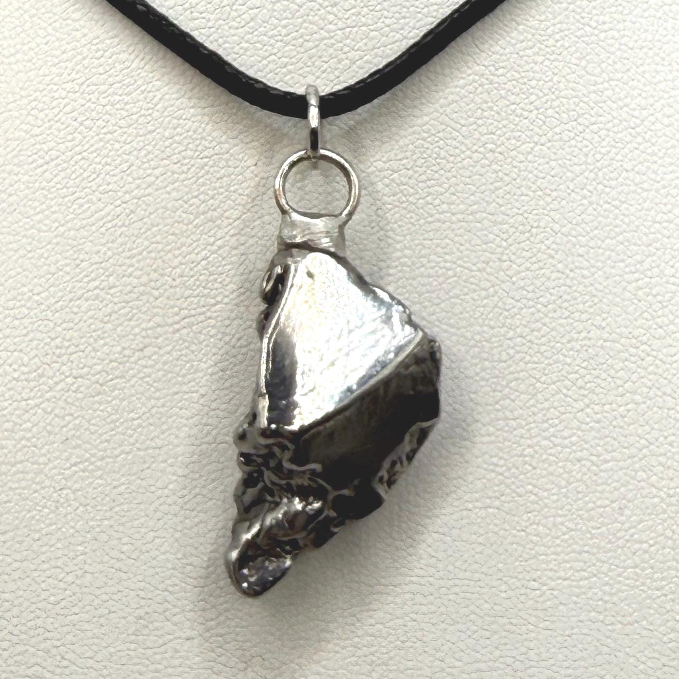 Beautiful Aletai Meteorite Pendant, 12.69 grams, Astronomy Gift, Authentic Meteorite, Meteorite Jewelry, Meteorite Pendant, COA, Space Gift