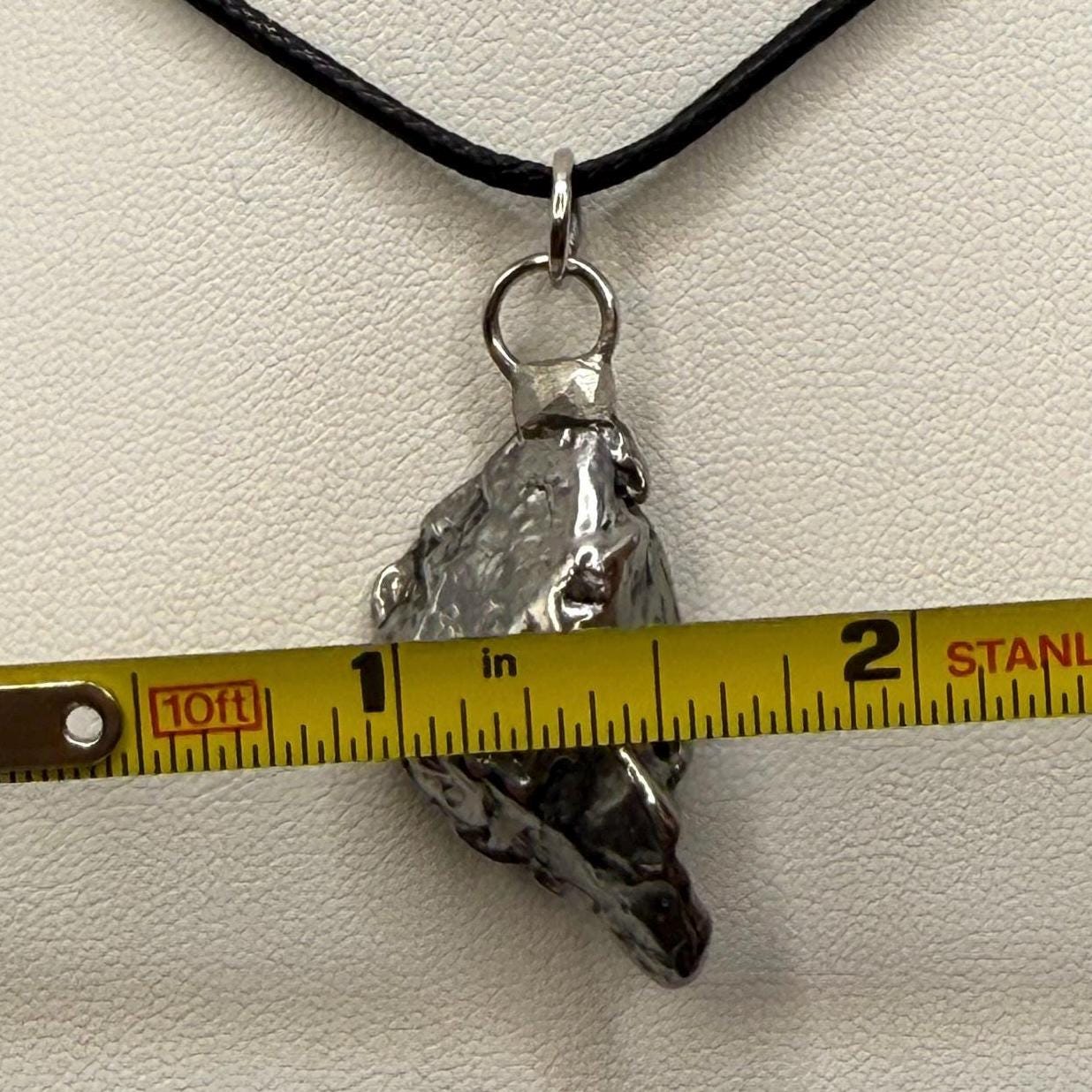 Beautiful Aletai Meteorite Pendant, 12.69 grams, Astronomy Gift, Authentic Meteorite, Meteorite Jewelry, Meteorite Pendant, COA, Space Gift