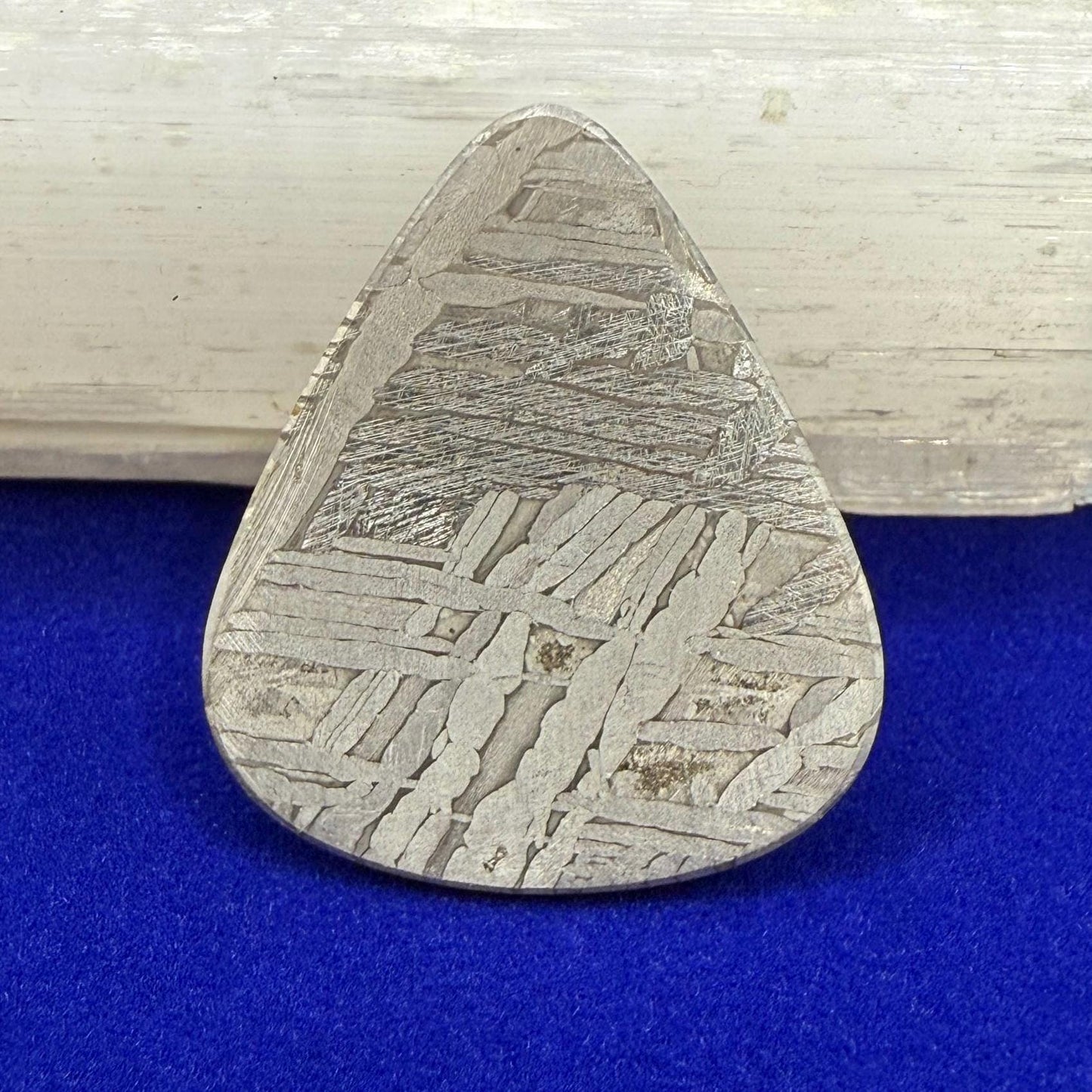 Aletai Meteorite Guitar Pick, Etched & Polished, 7.61g, Authentic Iron Meteorite, Truly Out of This World, Unique Music Gift, Astronomy Gift