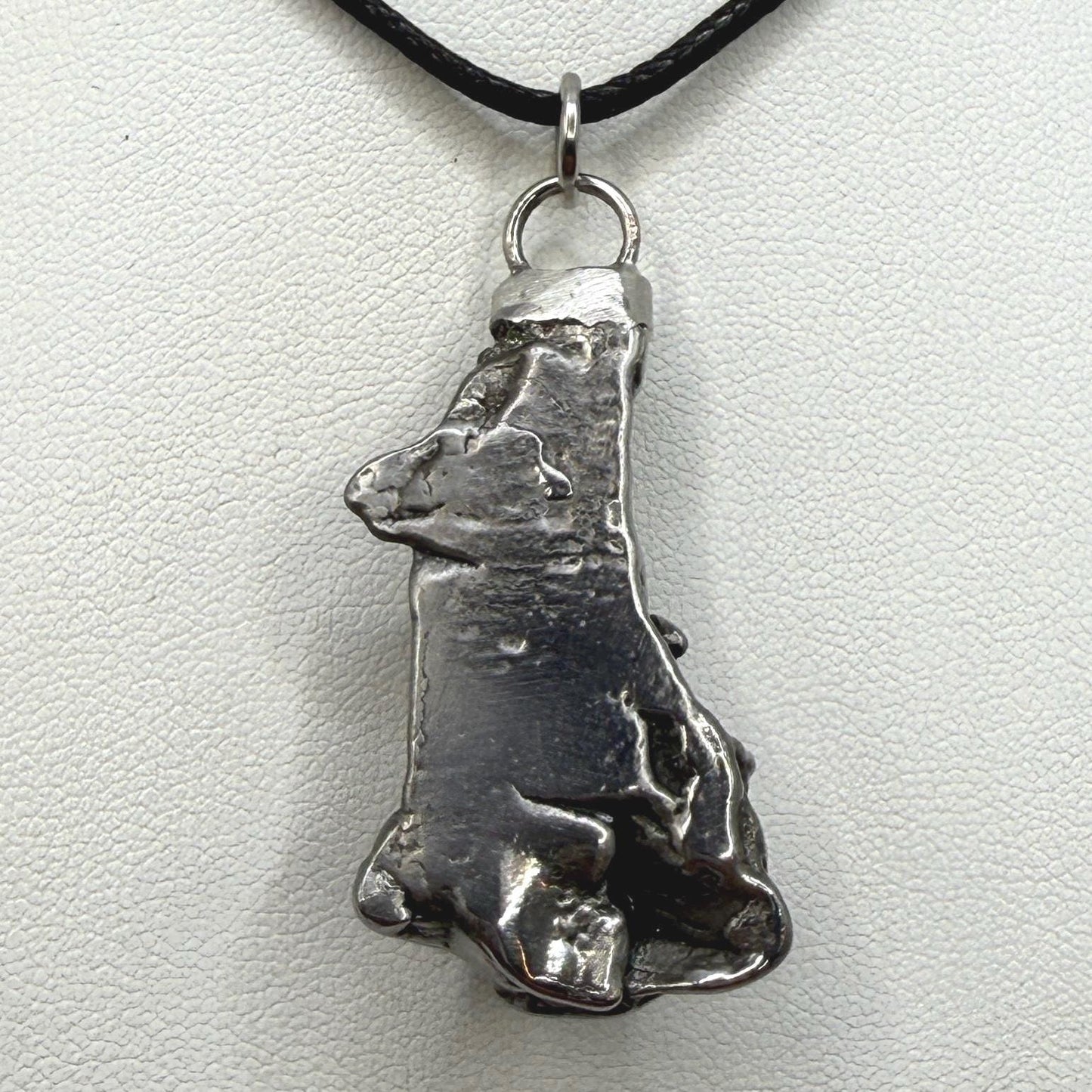 Beautiful Aletai Meteorite Pendant, 20.50 grams, Astronomy Gift, Authentic Meteorite, Meteorite Jewelry, Meteorite Pendant, COA, Space Gift