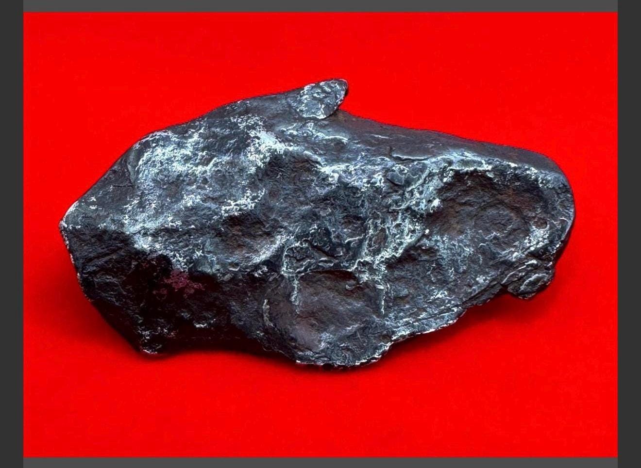 Seymchan Polished Pallasite Meteorite, Augudal Meteorite, Astronomy Gift, Stony Iron Meteorite, Meteorite Collection, COA, 59.55g, 72.41g