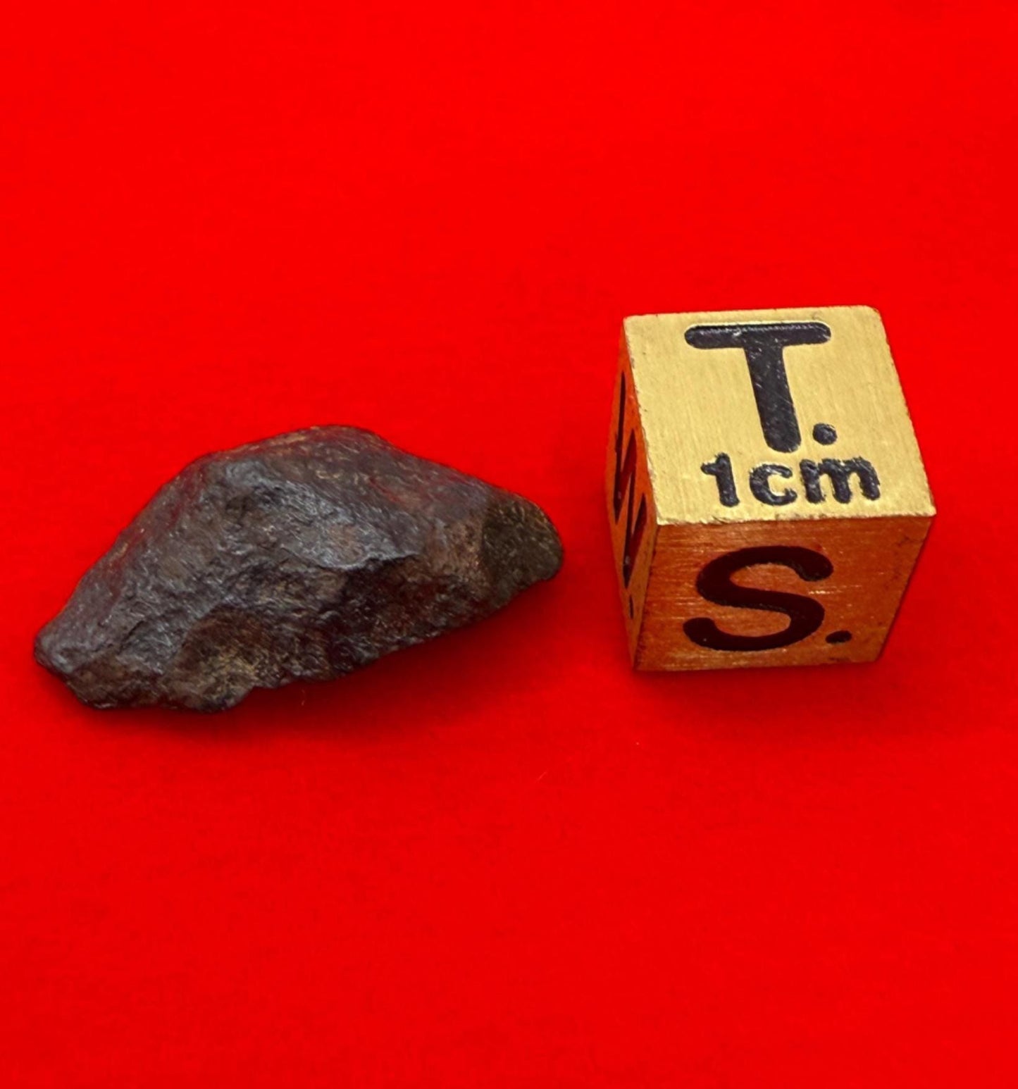 Gibeon Meteorite, Namibia, Iron IVA, 3.86 grams, Rare Meteorite, Iron Meteorite, Astronomy Gift, Space Gift, African Meteorite