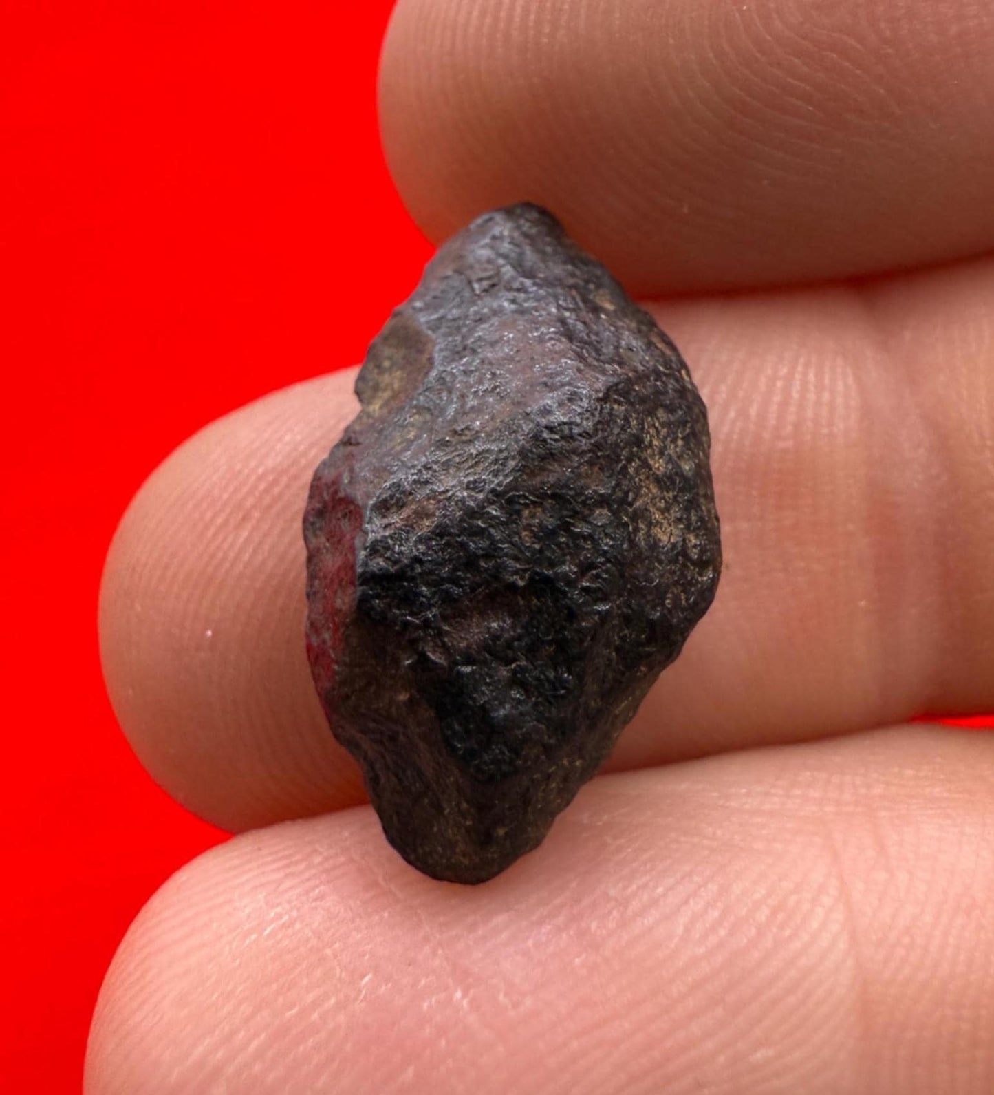 Gibeon Meteorite, Namibia, Iron IVA, 3.86 grams, Rare Meteorite, Iron Meteorite, Astronomy Gift, Space Gift, African Meteorite