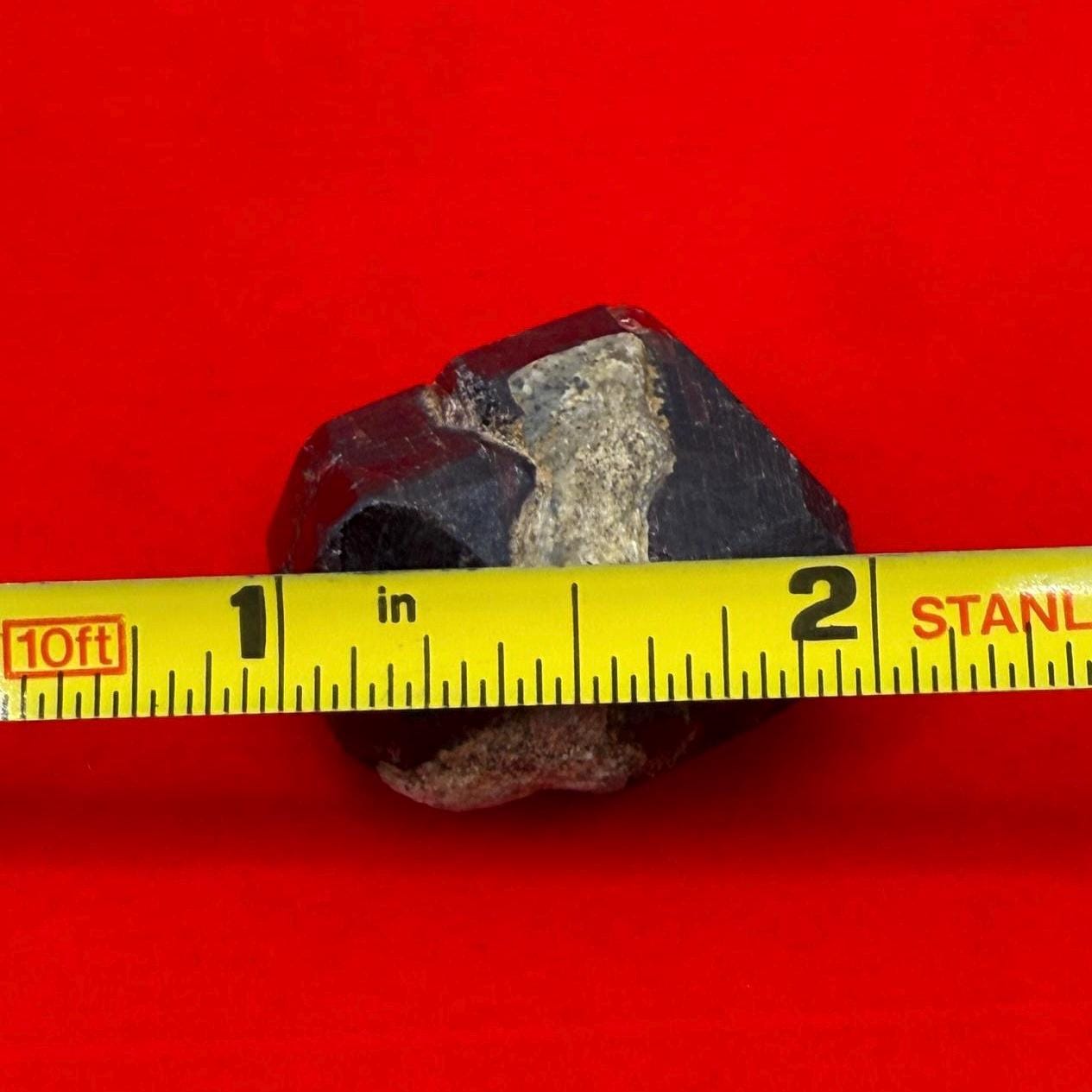 Almandine Garnet, Garnet, Morocco, Natural Garnet, Authentic, Manifestation, Protection, Rock Collection, Dodecahedron, 21.35 grams