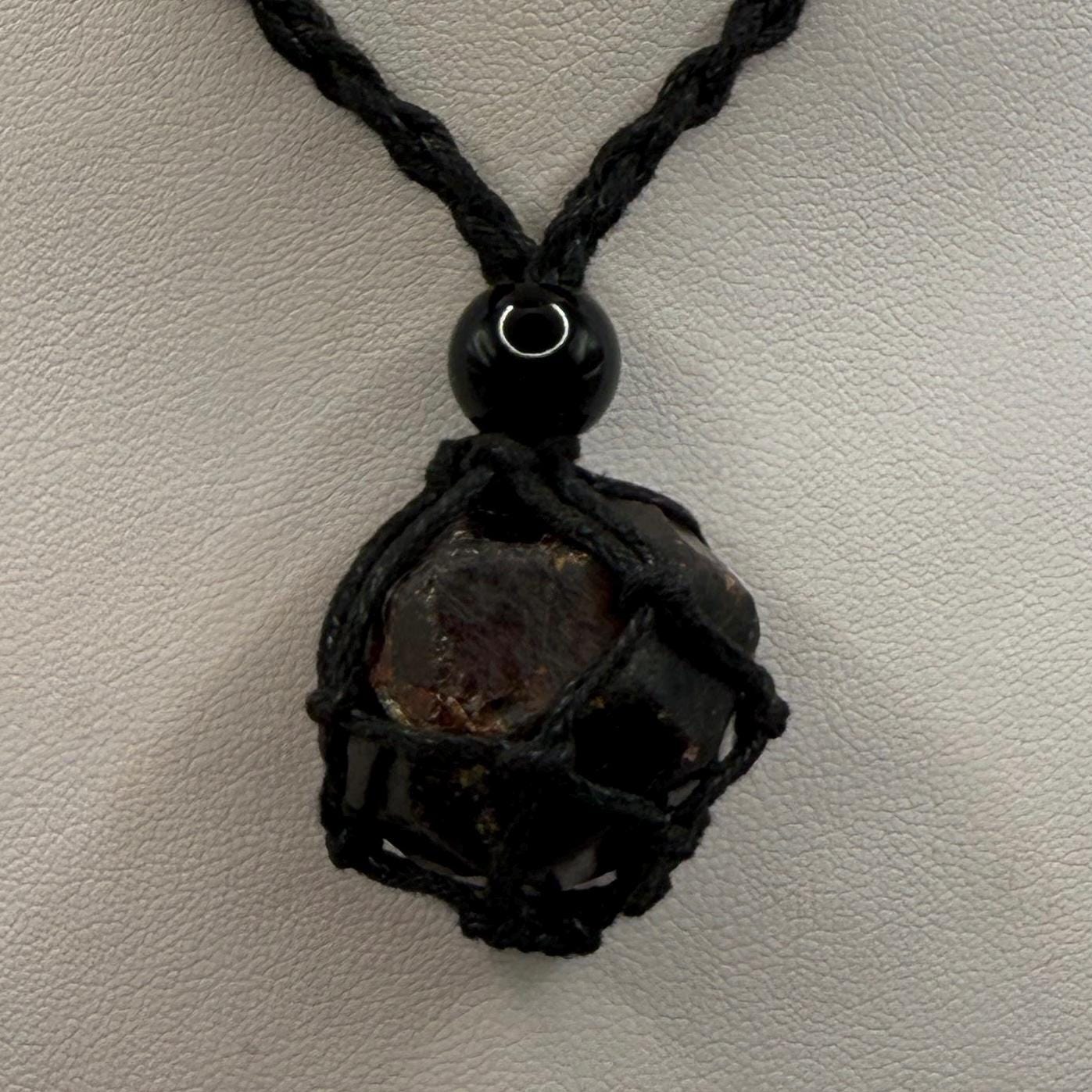 Almandine Garnet, Garnet, Morocco, Natural Garnet, Authentic, Manifestation, Protection, Rock Collection, Dodecahedron, 24.76 grams
