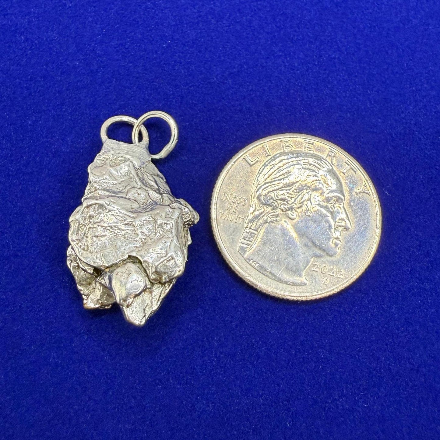 Beautiful Meteorite Campo del Cielo Pendant 12.04 grams, Astronomy Gift, Authentic Meteorite, Meteorite Jewelry, Meteorite Pendant, COA