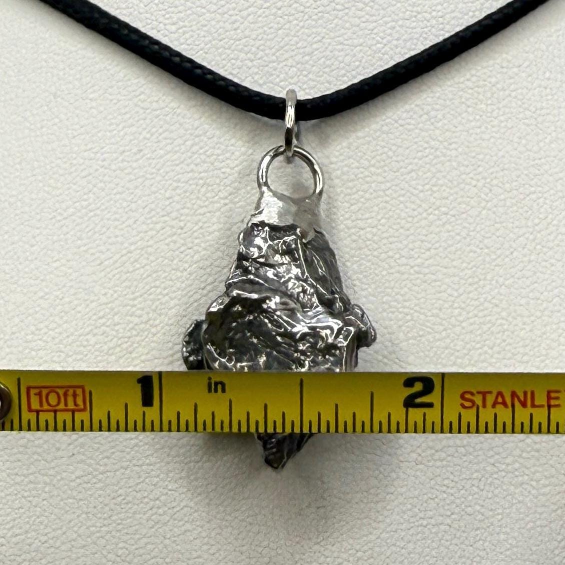 Beautiful Meteorite Campo del Cielo Pendant 12.04 grams, Astronomy Gift, Authentic Meteorite, Meteorite Jewelry, Meteorite Pendant, COA