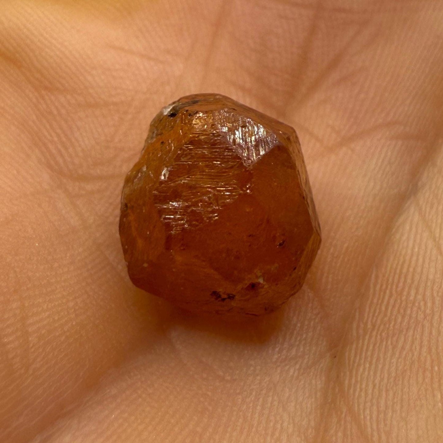 Spessartine Garnet, Speasartine, Loliondo Tanzania, Tanzanian Garnet, Meditation, Awakening, Rare Garnet, 3.08 grams, 15.4 carats