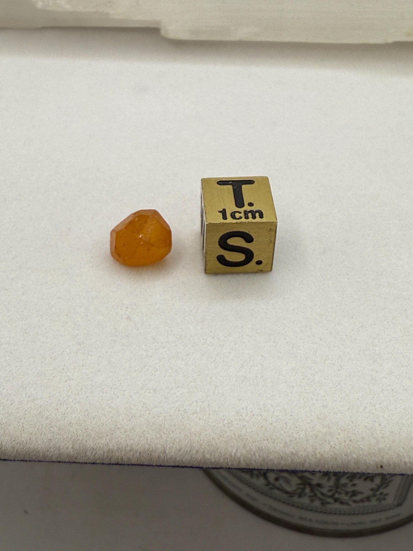 Spessartine Garnet, Speasartine, Loliondo Tanzania, Tanzanian Garnet, Meditation, Awakening, Rare Garnet, 0.99 grams, 4.95 carats