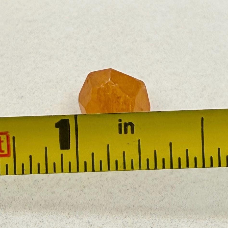 Spessartine Garnet, Speasartine, Loliondo Tanzania, Tanzanian Garnet, Meditation, Awakening, Rare Garnet, 0.99 grams, 4.95 carats