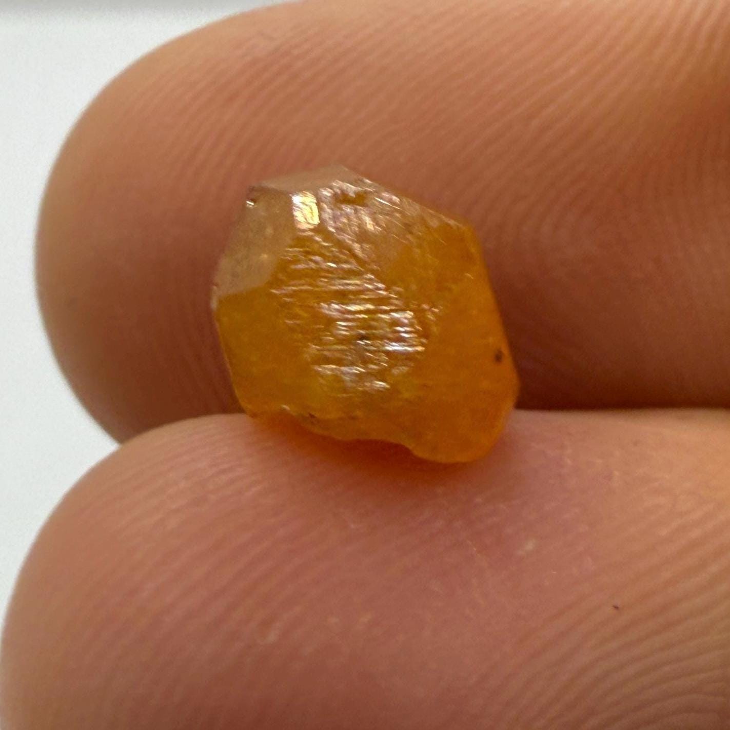 Spessartine Garnet, Speasartine, Loliondo Tanzania, Tanzanian Garnet, Meditation, Awakening, Rare Garnet, 0.99 grams, 4.95 carats